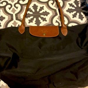 Black Longchamp Tote